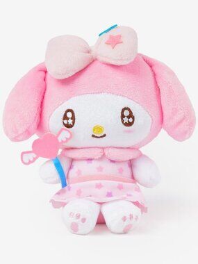 Sanrio My Melody & Kuromi Magical Pastel Plush Zipper Pouch Set NWT